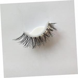 Искусственные ресницы Angoily 10 пар 3D плотность прозрачная основа synthetic.ua - Фото 1