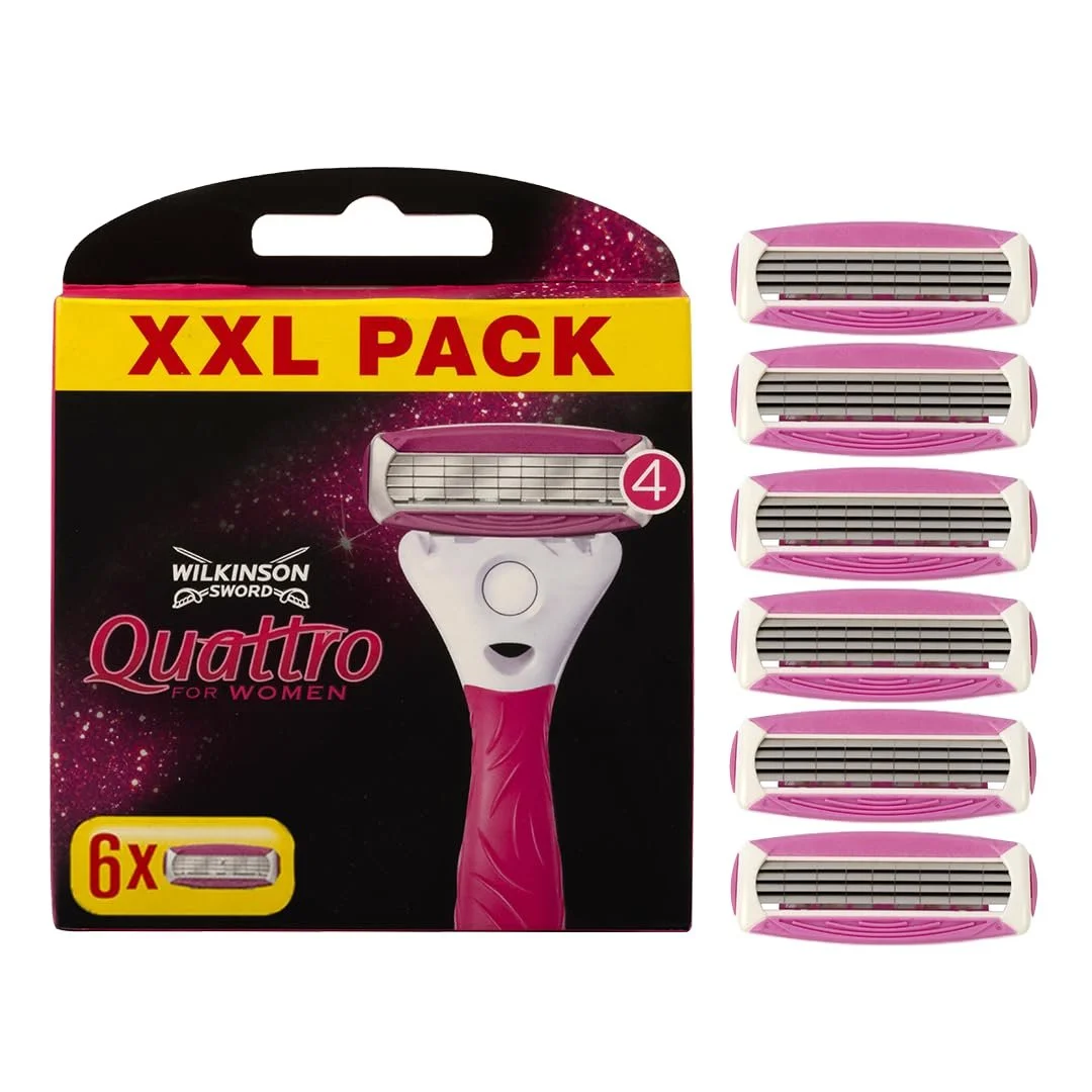 Бритвы для женщин Wilkinson Sword Quattro 70011470 6 шт., фото №1