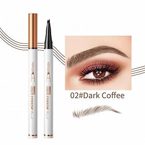 Олівець для брів Microblading з 4-ма зубцями аплікатор Dark Brown synthetic.ua - Фото 1