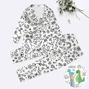 Детская пижама для раскрашивания, комплект synthetic.ua - Фото 1