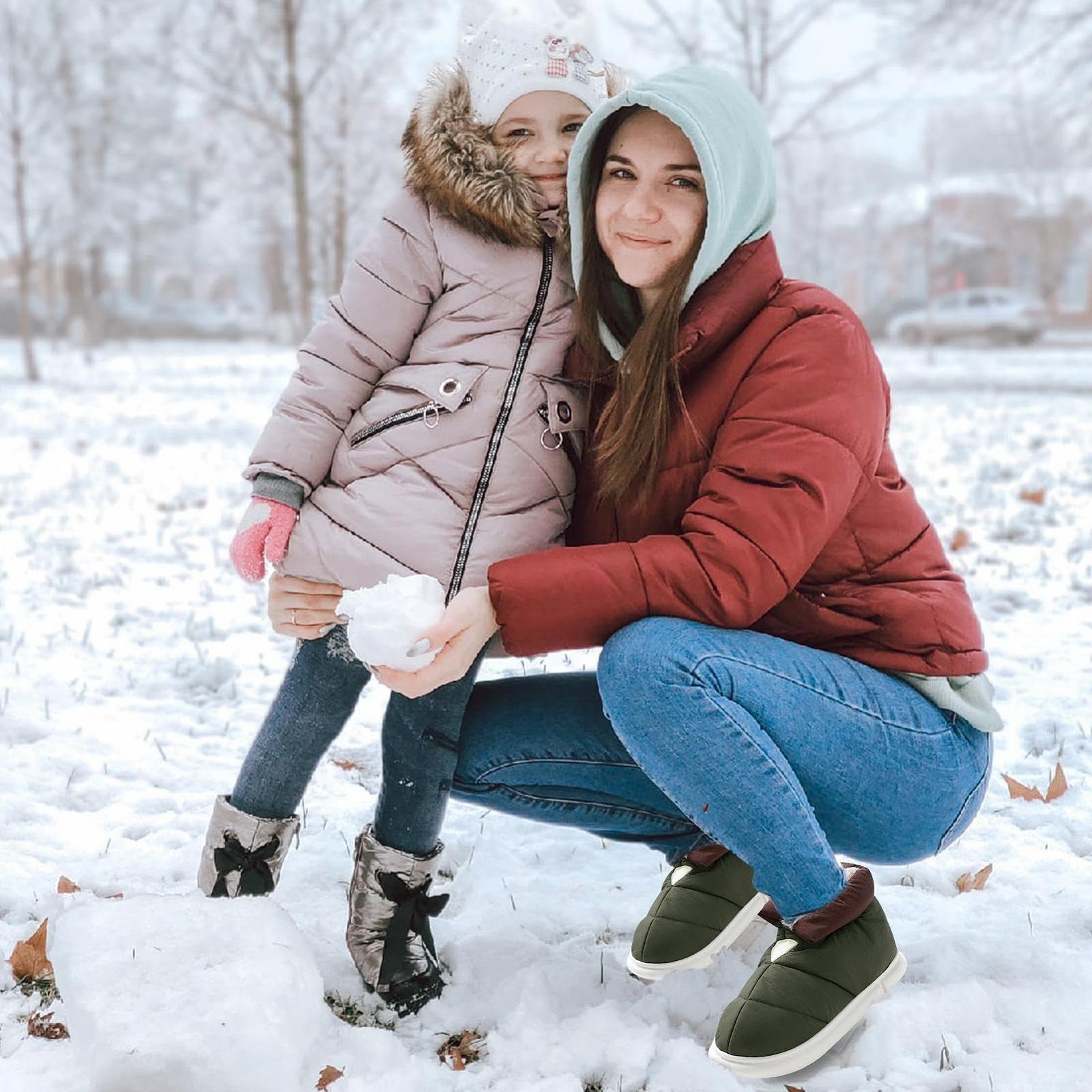 Тапочки Утепленные Зимние Для Мужчин и Женщин Универсальные С Бахилами Многофункциональные Темно-серые, фото №8 Тапочки Утепленные Зимние Для Мужчин и Женщин Универсальные С Бахилами Многофункциональные Темно-серые, фото №8