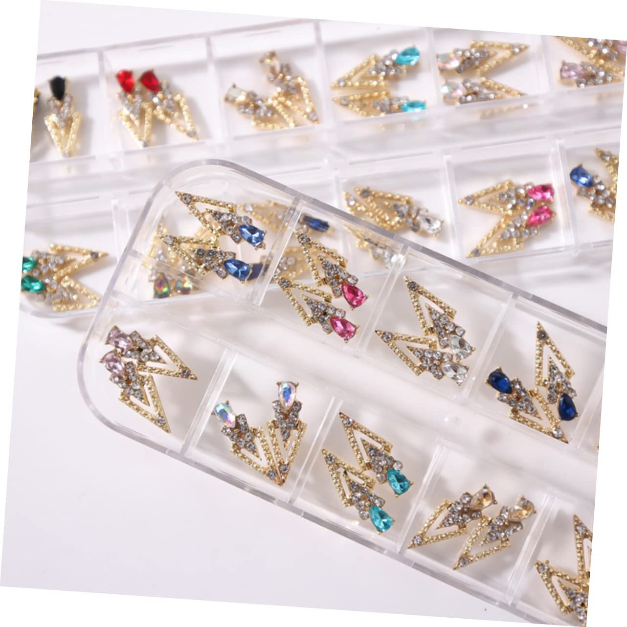 Подвески для ногтей Стрелы из сплава 24 x 12 Кристалл Стразы 3D, фото №7