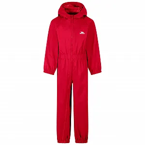 Водонепроницаемый дождевой костюм с капюшоном Trespass Button для детей synthetic.ua - Фото 1