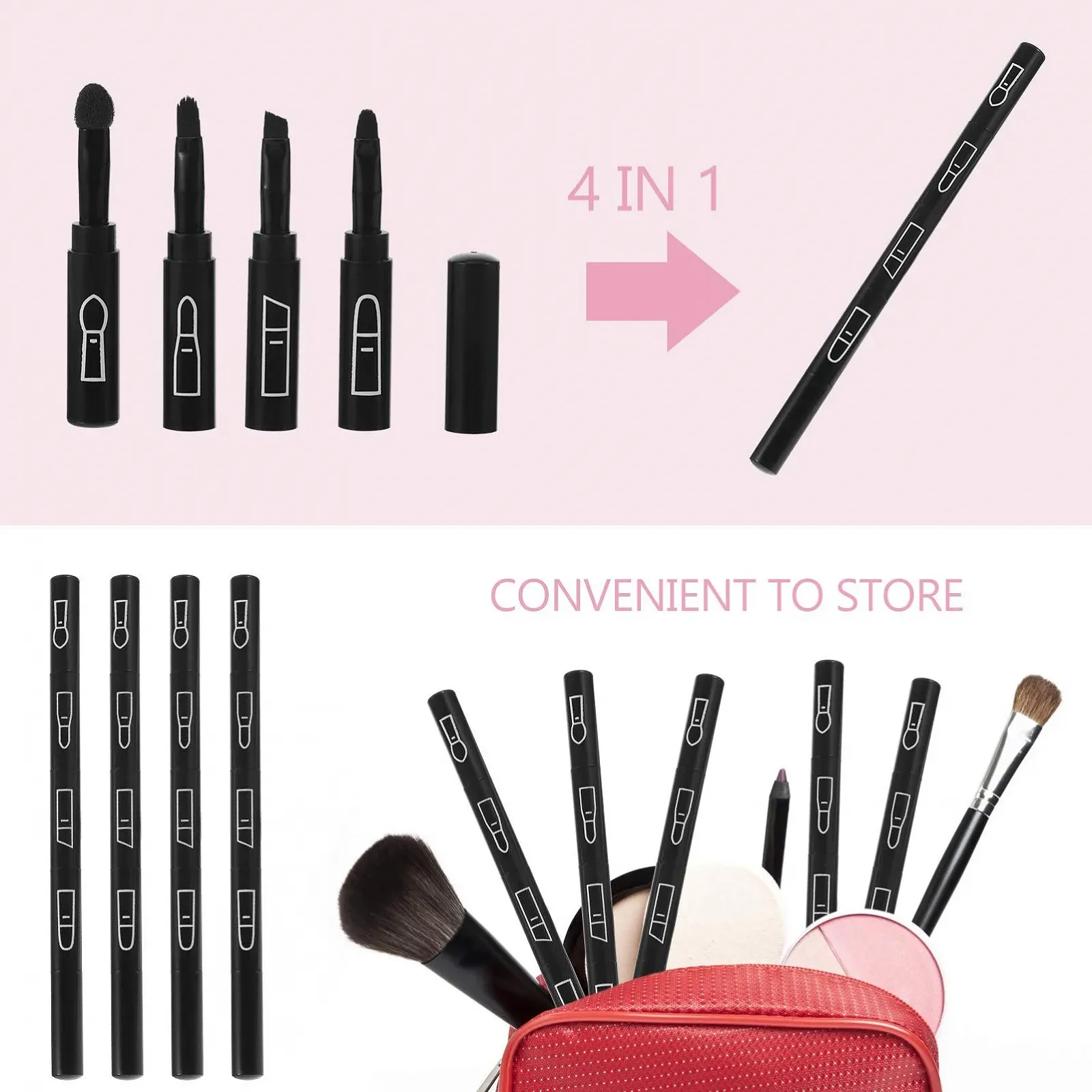 Пензлі Beaupretty 4-в-1 Багатофункціональний, фото №6