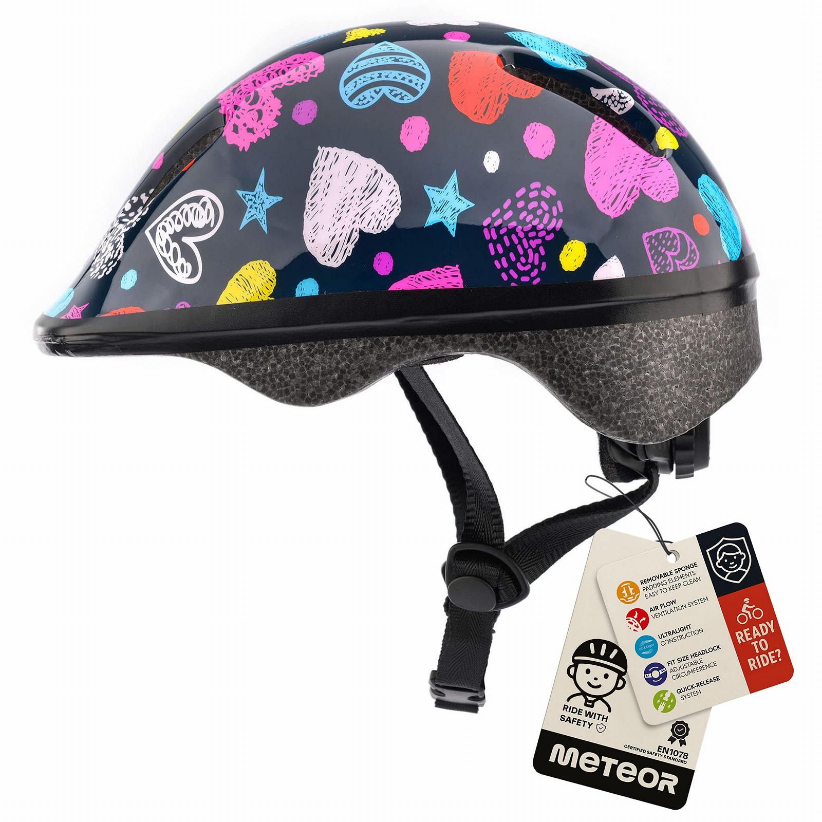 Детский Велосипедный Шлем Meteor Модель Teddy builder, фото №1