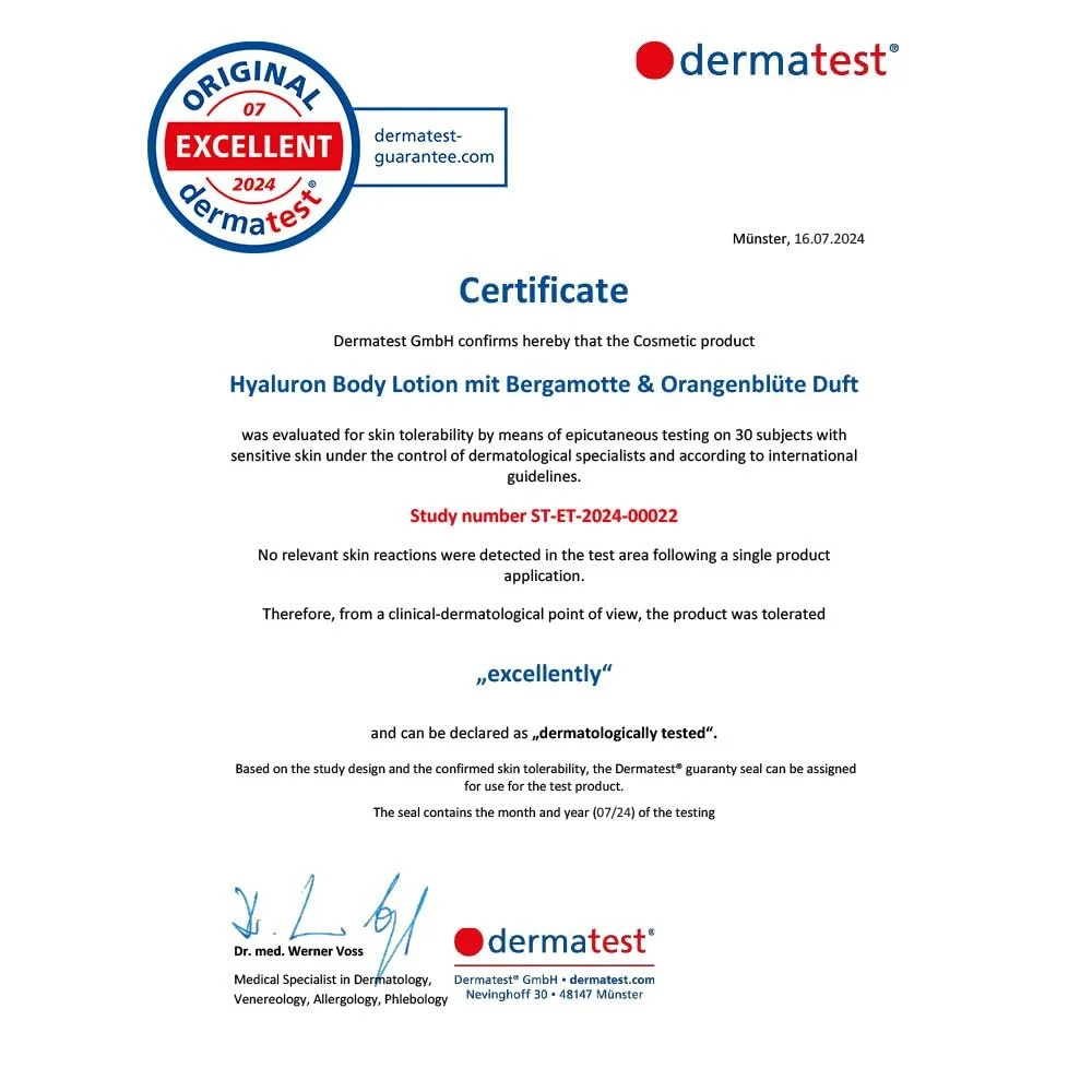 Лосьон для тела JUNGLÜCK Hyaluronic, 240 мл - Vegan. Легкий лосьон с натуральным ароматом флердоранжа для интенсивного увлажнения. Увлажняющее молочко для тела снимает сухость и чувство стянутости, фото №5 Лосьон для тела JUNGLÜCK Hyaluronic, 240 мл - Vegan. Легкий лосьон с натуральным ароматом флердоранжа для интенсивного увлажнения. Увлажняющее молочко для тела снимает сухость и чувство стянутости, фото №5