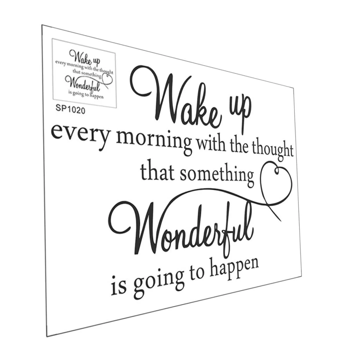 Наклейка на стіну Tofficu Motivational Yoga & Gym, фото №1