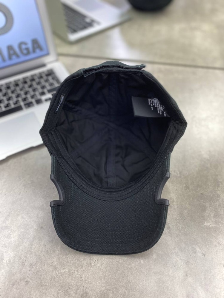 Кепка черная Balenciaga Black Be Different gu582, фото №4
