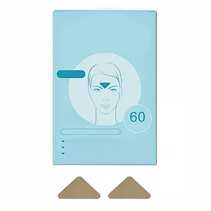 Пластыри Zornesfalte Ночные 60 шт из органического хлопка - Стимулируют производство коллагена - Фото 1