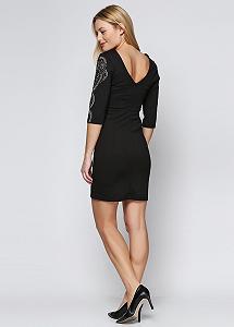 Платье Elisabetta Franchi 40 Черный (BG-31864-DRESS_Black) synthetic.ua - Фото 1