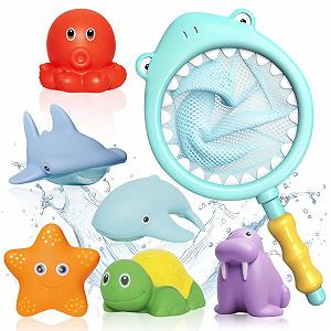 Игрушка для ванны 7 шт, Водная - Фото 1