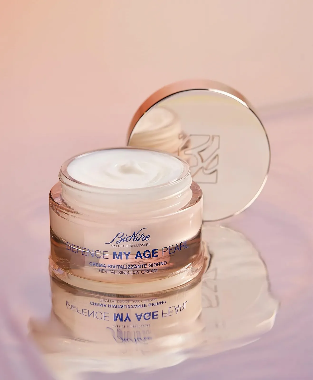 Крем для обличчя Bionike Defence My Age Pearl з гіалуроновою кислотою проти перших зморшок 50 мл, фото №2 Крем для обличчя Bionike Defence My Age Pearl з гіалуроновою кислотою проти перших зморшок 50 мл, фото №2