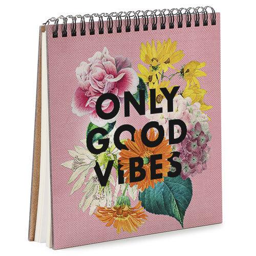 Блокноты Presentville Sketchbook "Only good vibes" квадратный 16,7х18 см BDK_EX001, фото №1 Блокноты Presentville Sketchbook "Only good vibes" квадратный 16,7х18 см BDK_EX001, фото №1
