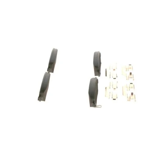 Комплект гальмівних колодок, дискове гальмо BOSCH 0 986 494 160 для NISSAN OPEL SAAB SUZUKI, фото №4