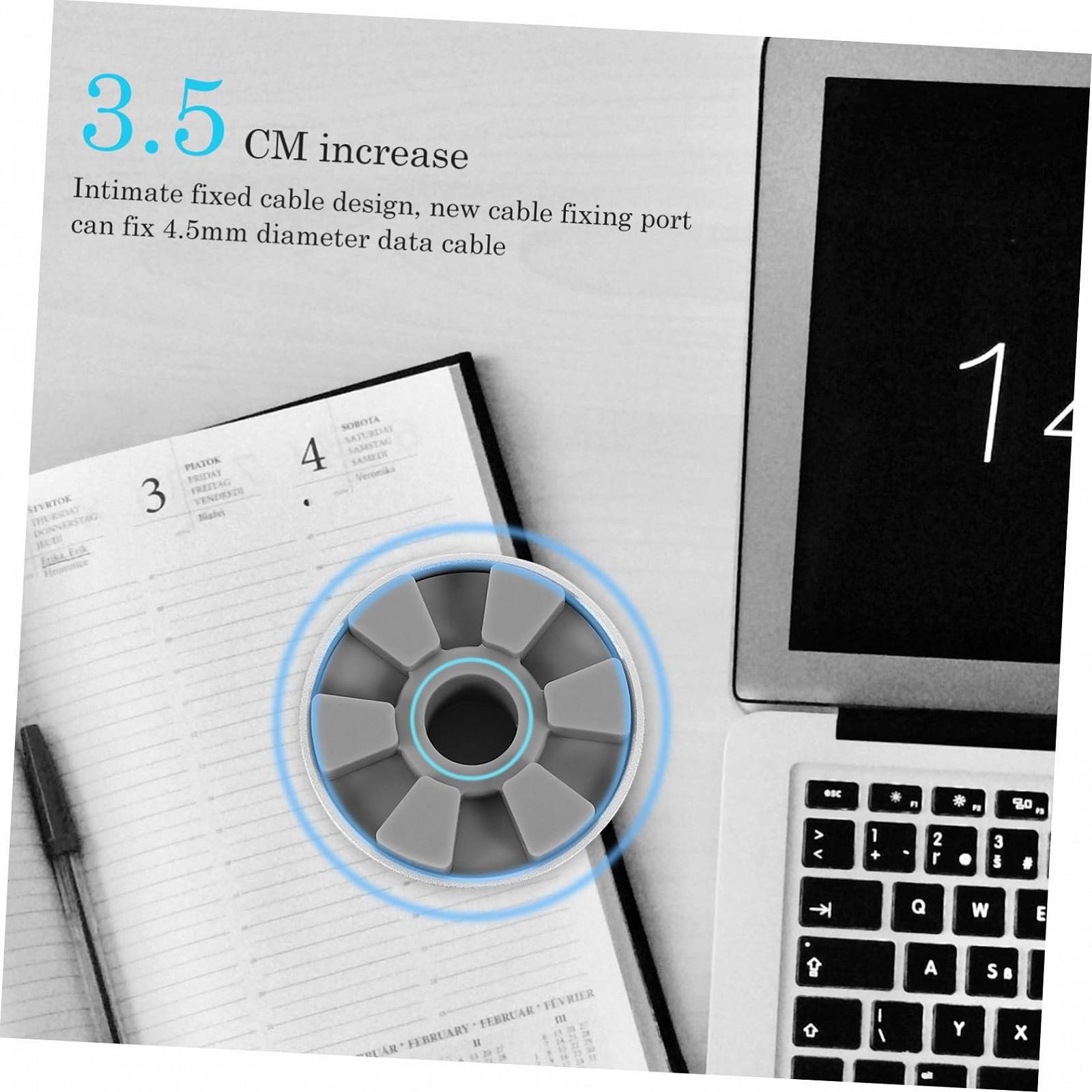 Подставка для ноутбука Aluminium Operitacx 2 ШТ. Эргономичная регулируемая по высоте для MacBook Air и Ultrabooks, фото №3