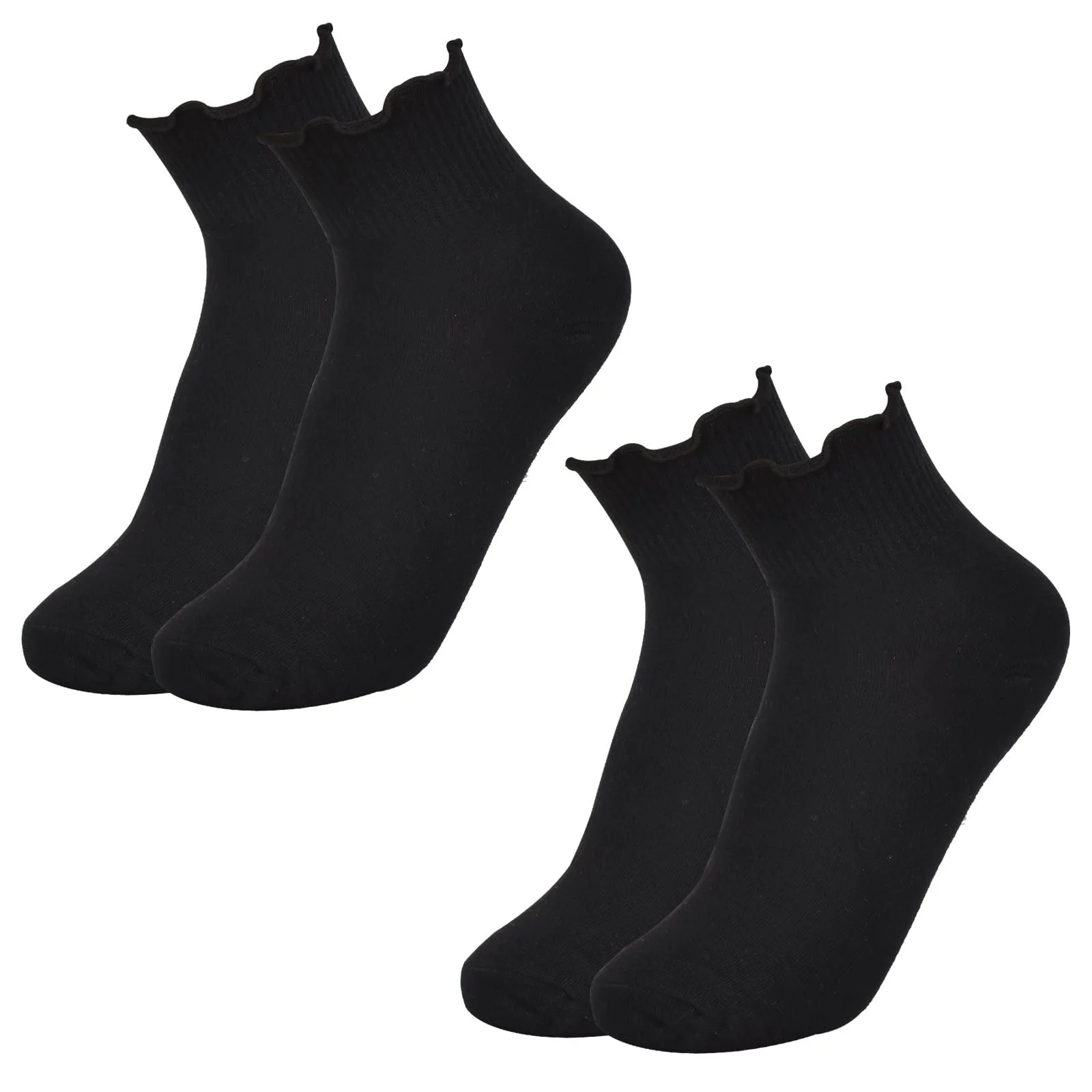 Шкарпетки з мереживом та оборками (2 пари), фото №8