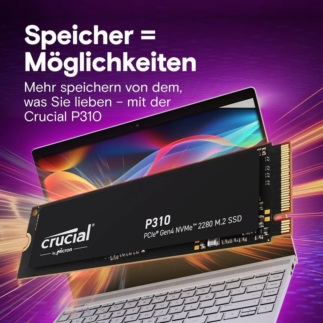 Внутрішній SSD накопичувач Crucial P310 1TB M.2 2280 PCIe Gen4 NVMe (CT1000P310SSD801), фото №6