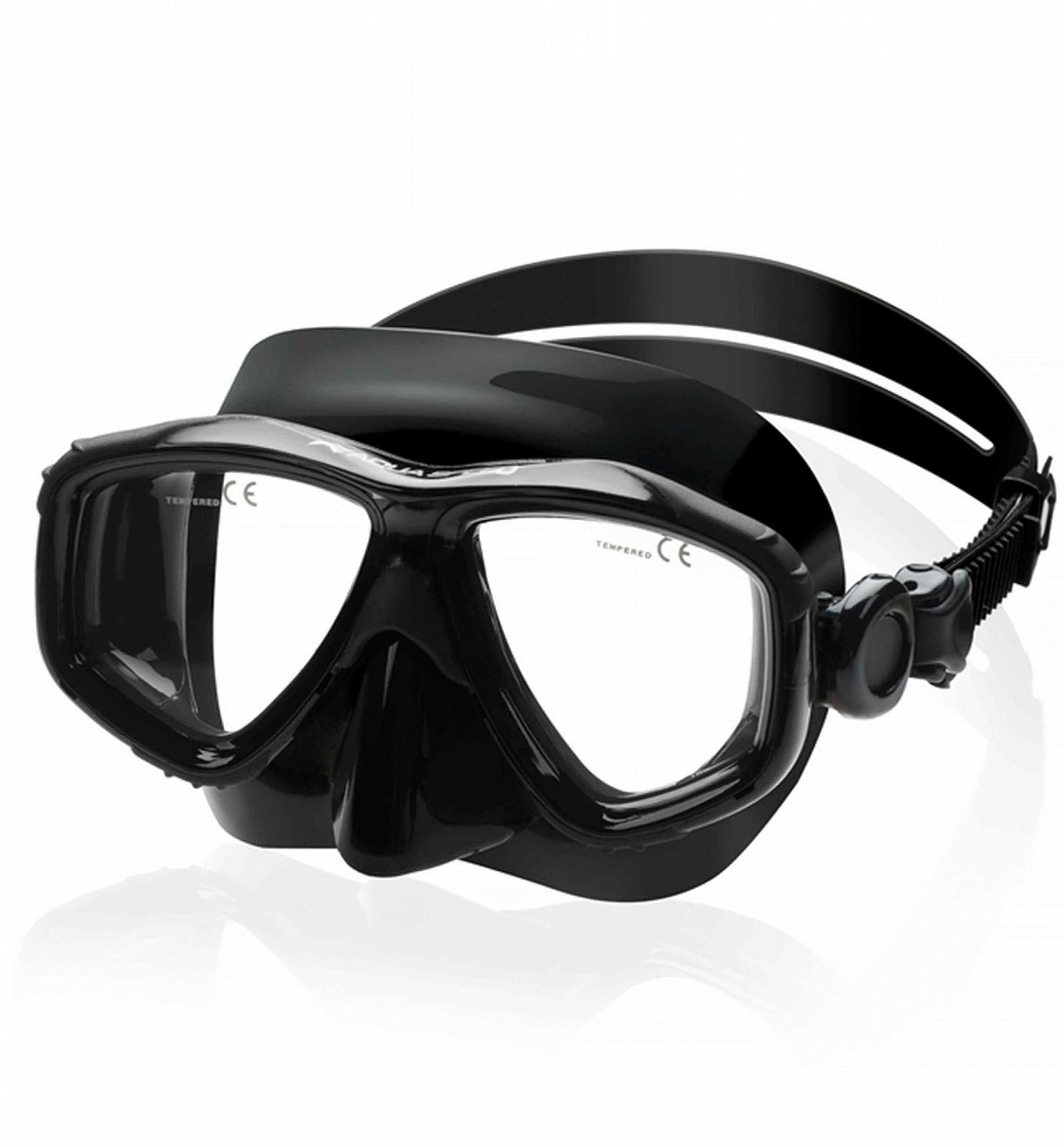 Маска для дайвінгу Aqua Speed Vision з діоптріями та звичайними лінзами, фото №1