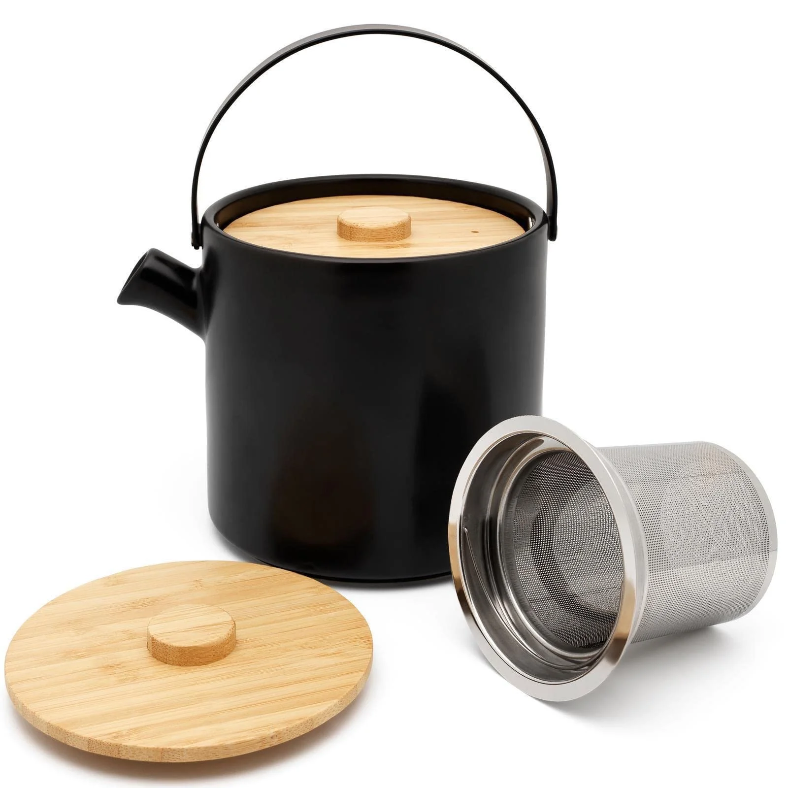 Чайник-заварник Bredemeijer Керамічний Чорний 1,2 літра, фото №5