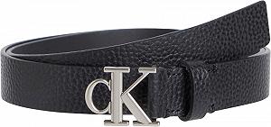 Ремень Calvin Klein Женский Monogram Placque Buckle 25 mm Lv04k7003g Фиксированный - Фото 1