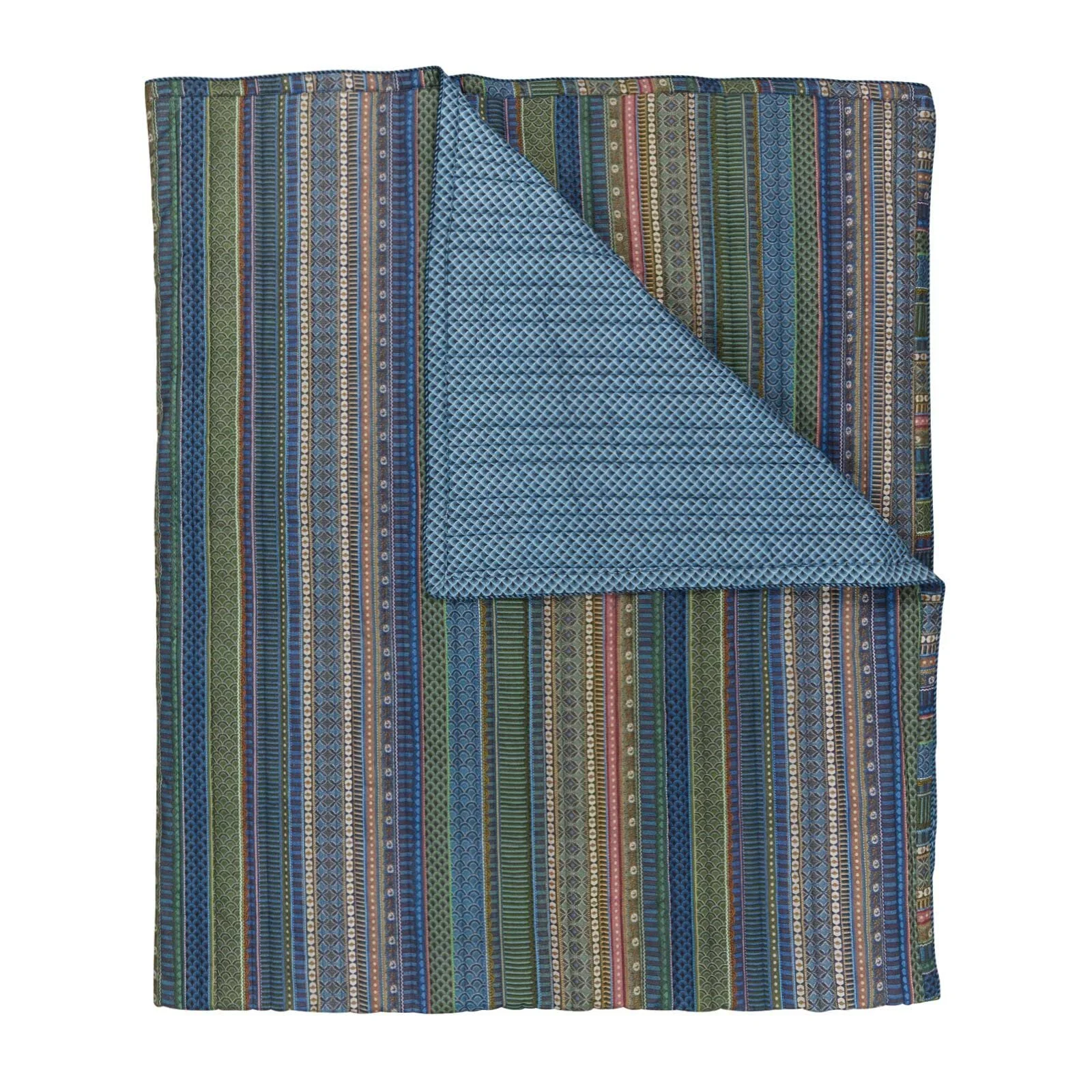 Покривало PiP Studio Ribbon 150 x 200 см Синьо-зелений, фото №1