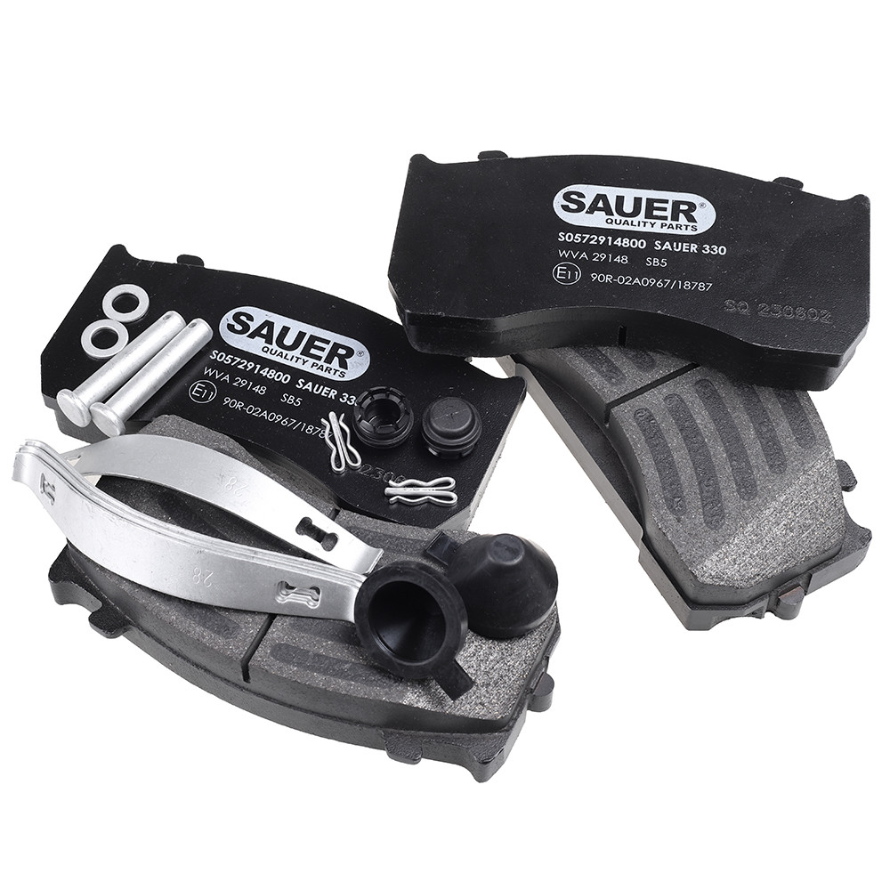 Колодка тормозная комплект (17,5" SB/SN5) SAUER S0572914800 SAU2 A0004211010, фото №1