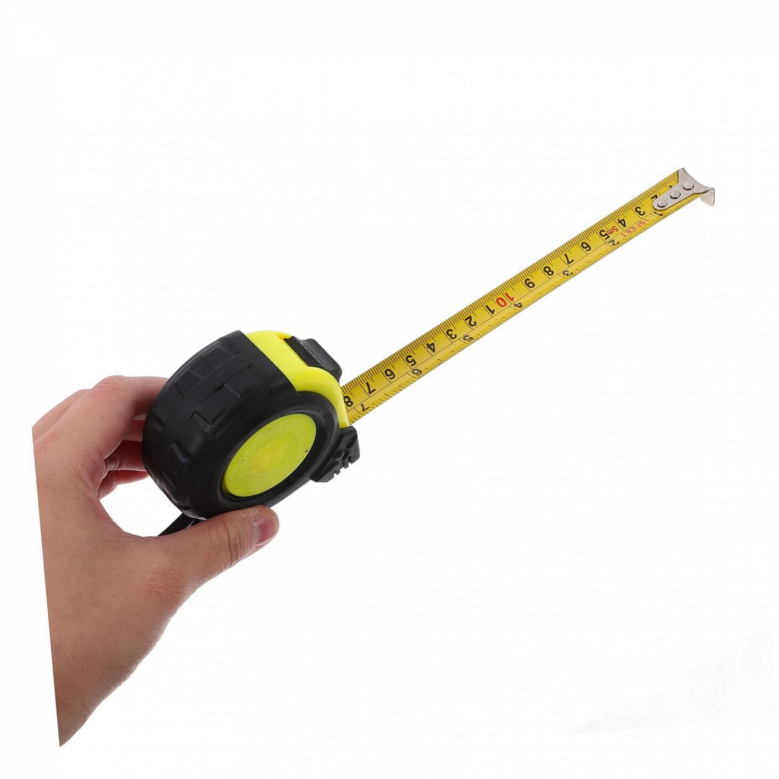 Рулетка Lurrose 5 м, вуглецева сталь, фото №3