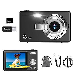 Цифрова камера UHD 4K 50MP 16X Digital Zoom 32GB SD Чорна - Фото 1