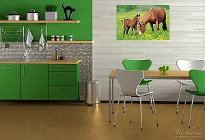 Постер Лошади на пастбище 61 x 91.5 см synthetic.ua - Фото 1