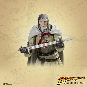 Ігрова фігурка Hasbro Indiana Jones Adventure Series Grail Knight 6 дюймів synthetic.ua - Фото 1