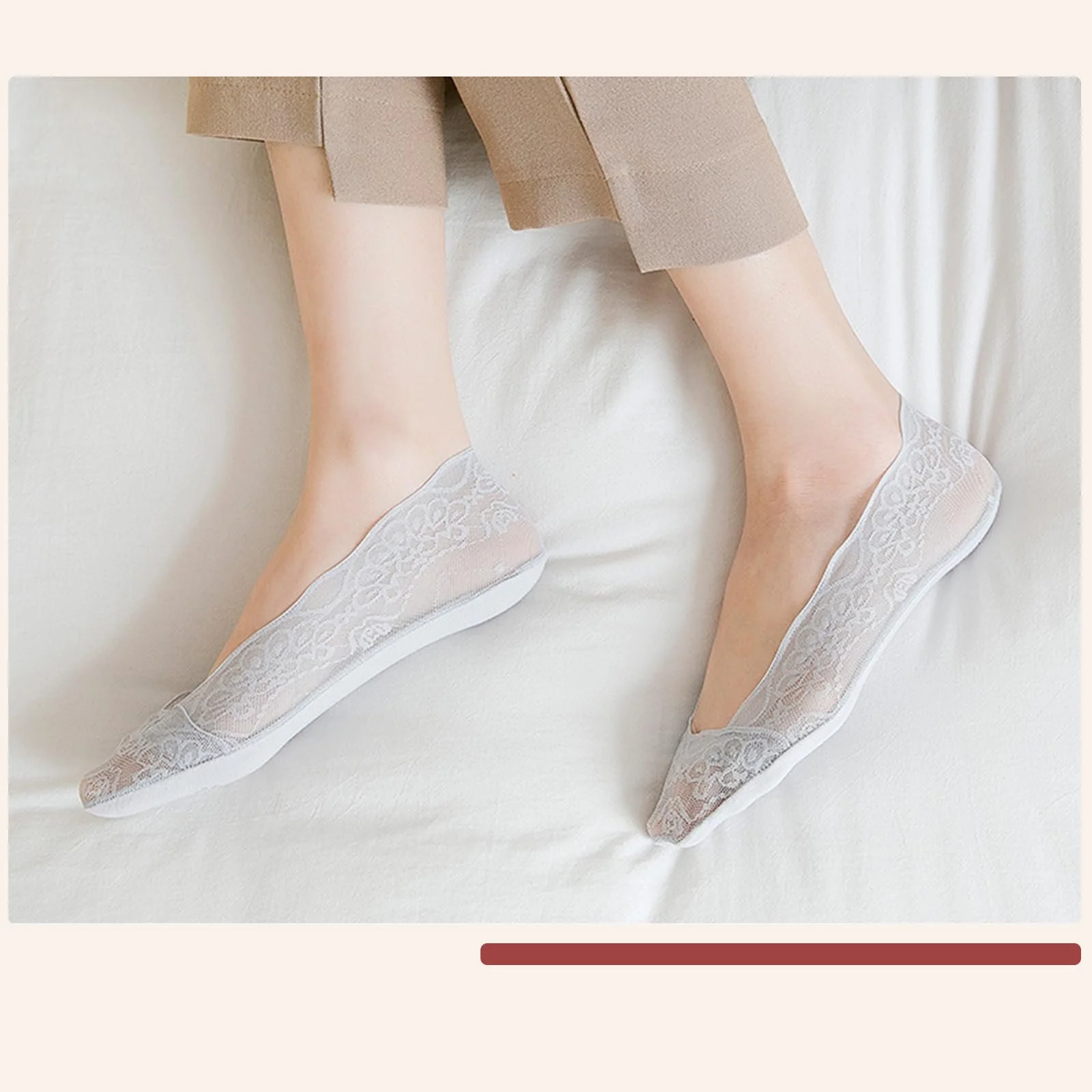 Шкарпетки-слідки Жіночі 39-42, Балерина, фото №6