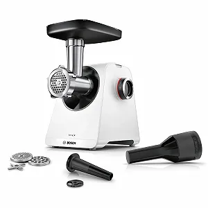 Электрическая мясорубка Bosch MultiPower Series 4 MFWS420W 1900 Вт 2 скорости White/Black - Фото 1