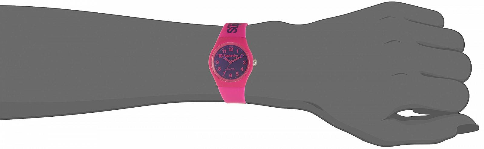 Чоловічий аналоговий кварцовий годинник Superdry SYG164PV з силіконовим ремінцем, фото №7