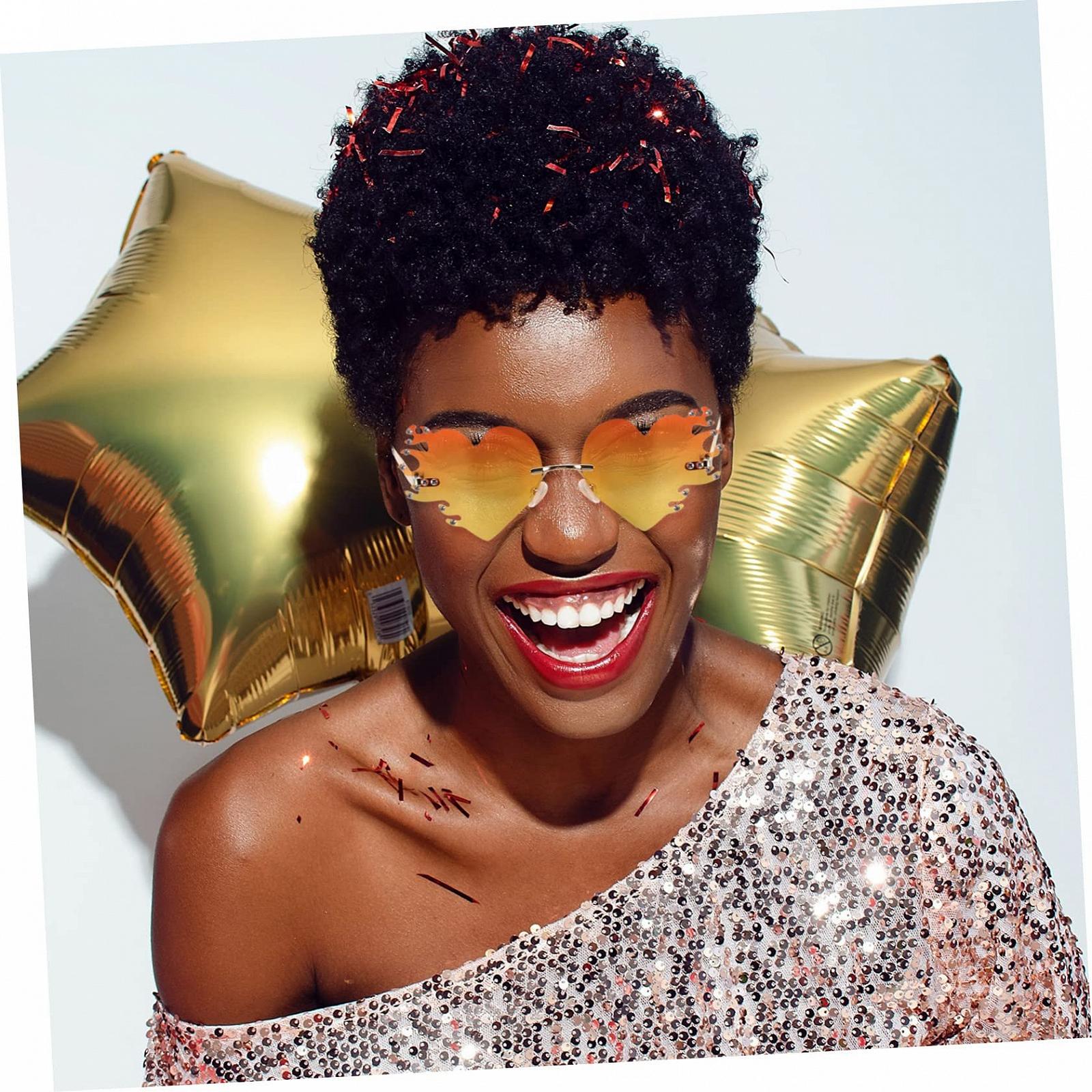 Солнцезащитные очки PACKOVE 4 шт. Огненные, фото №6