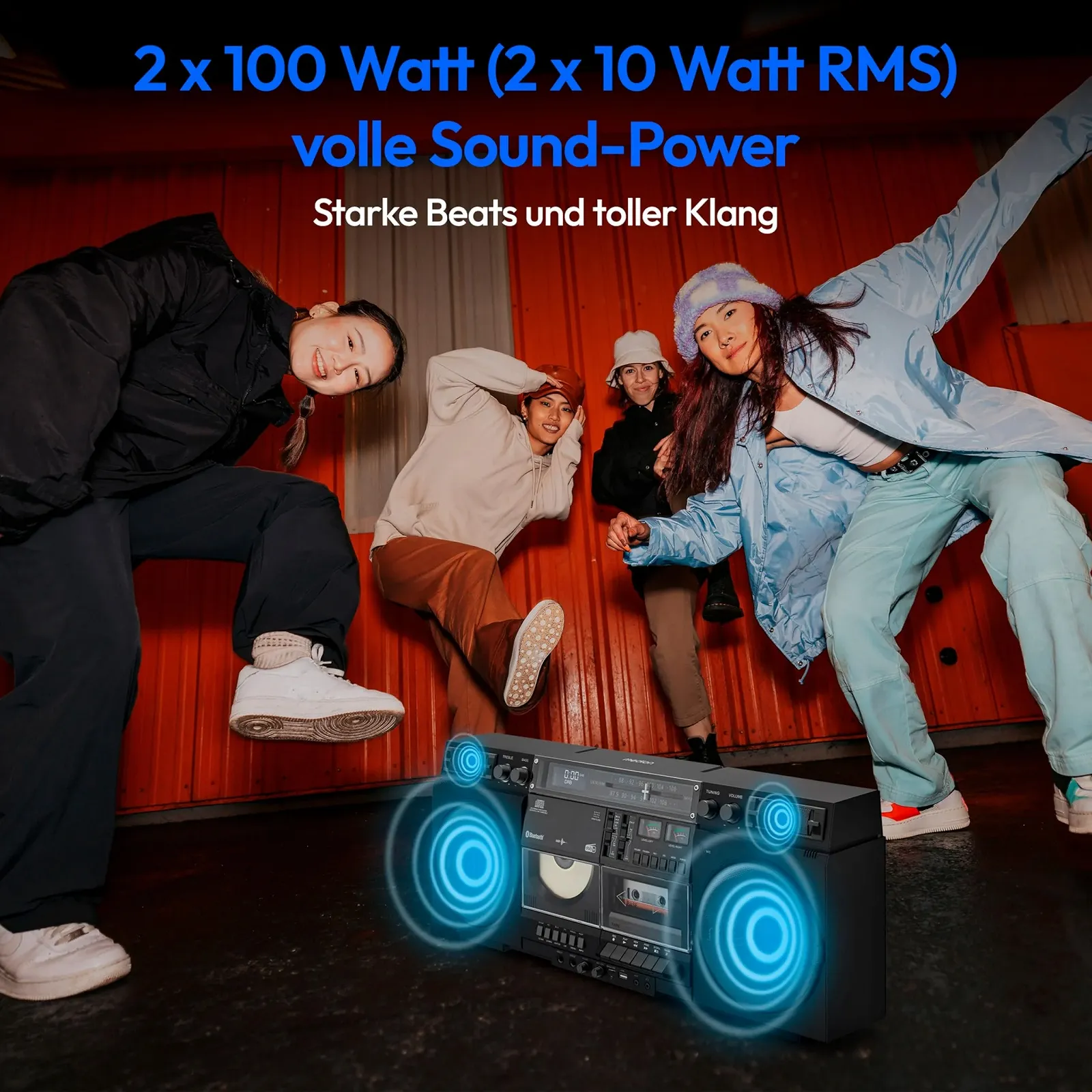 Ретро магнитофон MEDION P66538 с CD-проигрывателем USB SD MC DAB+ радио телескопическая антенна Bluetooth функция записи, фото №2 Ретро магнитофон MEDION P66538 с CD-проигрывателем USB SD MC DAB+ радио телескопическая антенна Bluetooth функция записи, фото №2