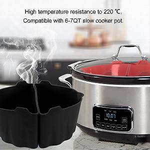 Силиконовый вкладыш для мультиварки кухонный аксессуар Black цена на synthetic.ua - Фото 1 Силиконовый вкладыш для мультиварки кухонный аксессуар Black synthetic.ua - Фото 1