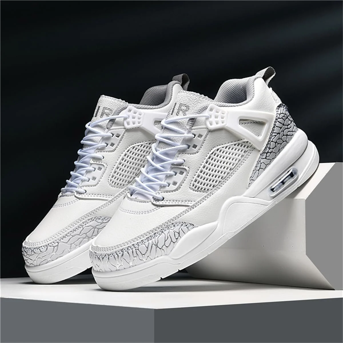 Спортивная обувь TBJ Кроссовки баскетбольные детские для мальчиков и девочек Ретро Нескользящие, фото №4