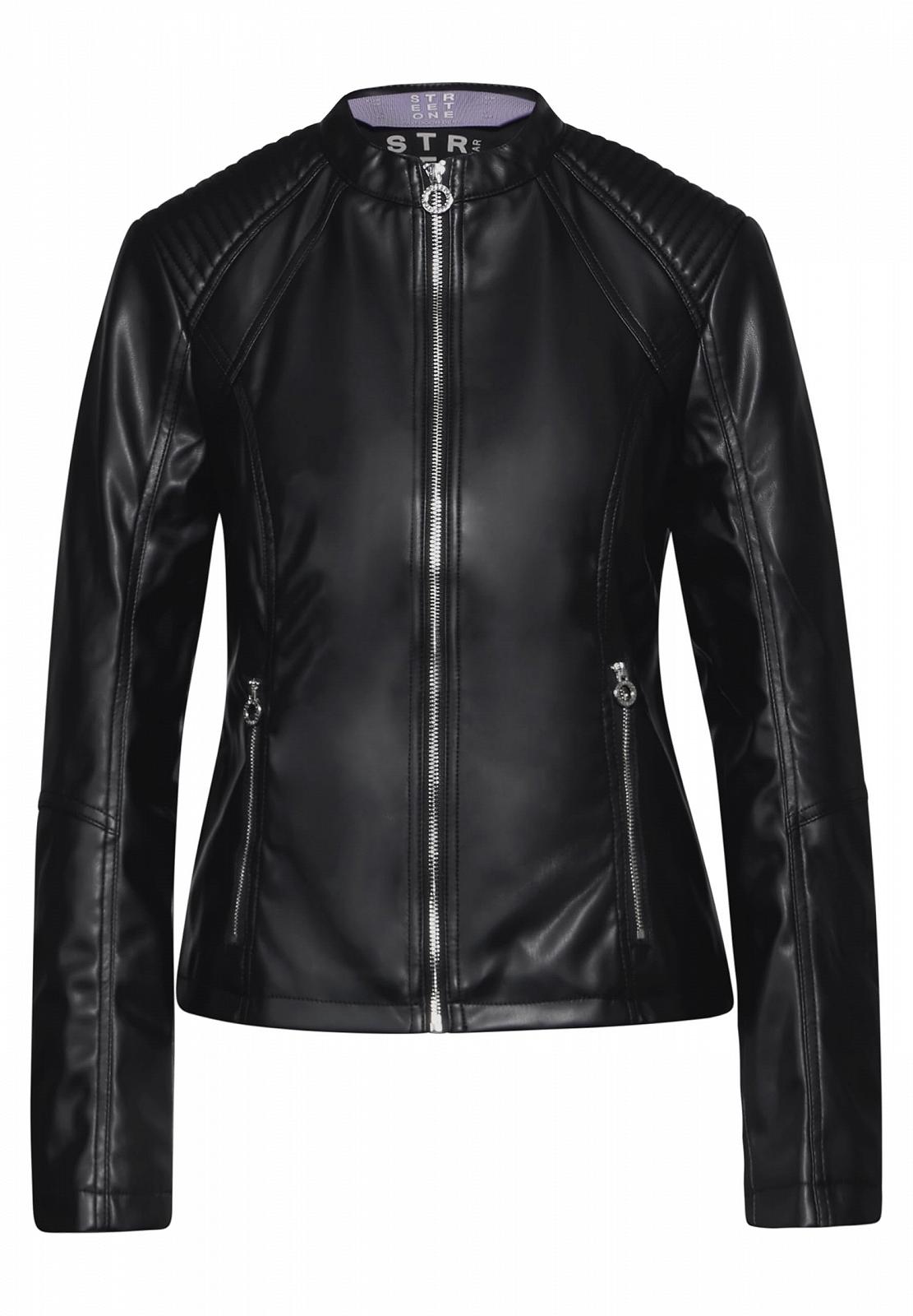 Куртка Street One Короткая под кожу, фото №3