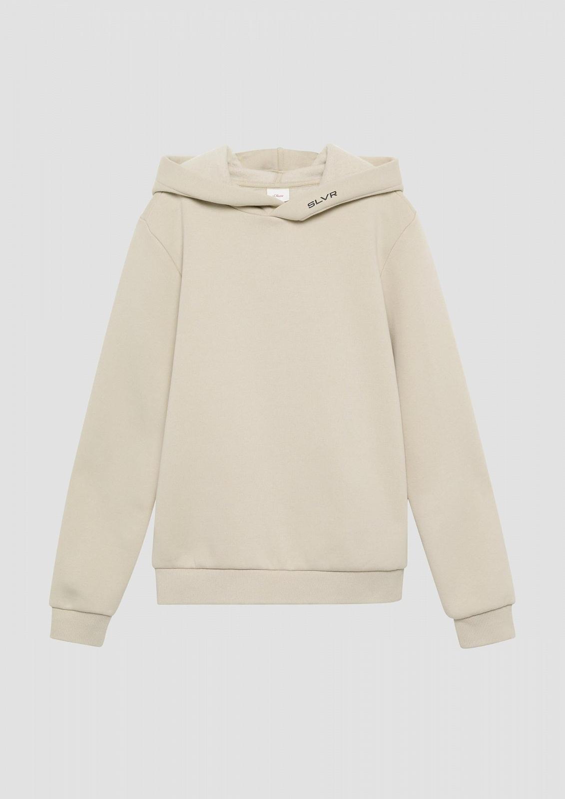 Худи s.Oliver Согревающий из плотного материала с принтом на спине, фото №4