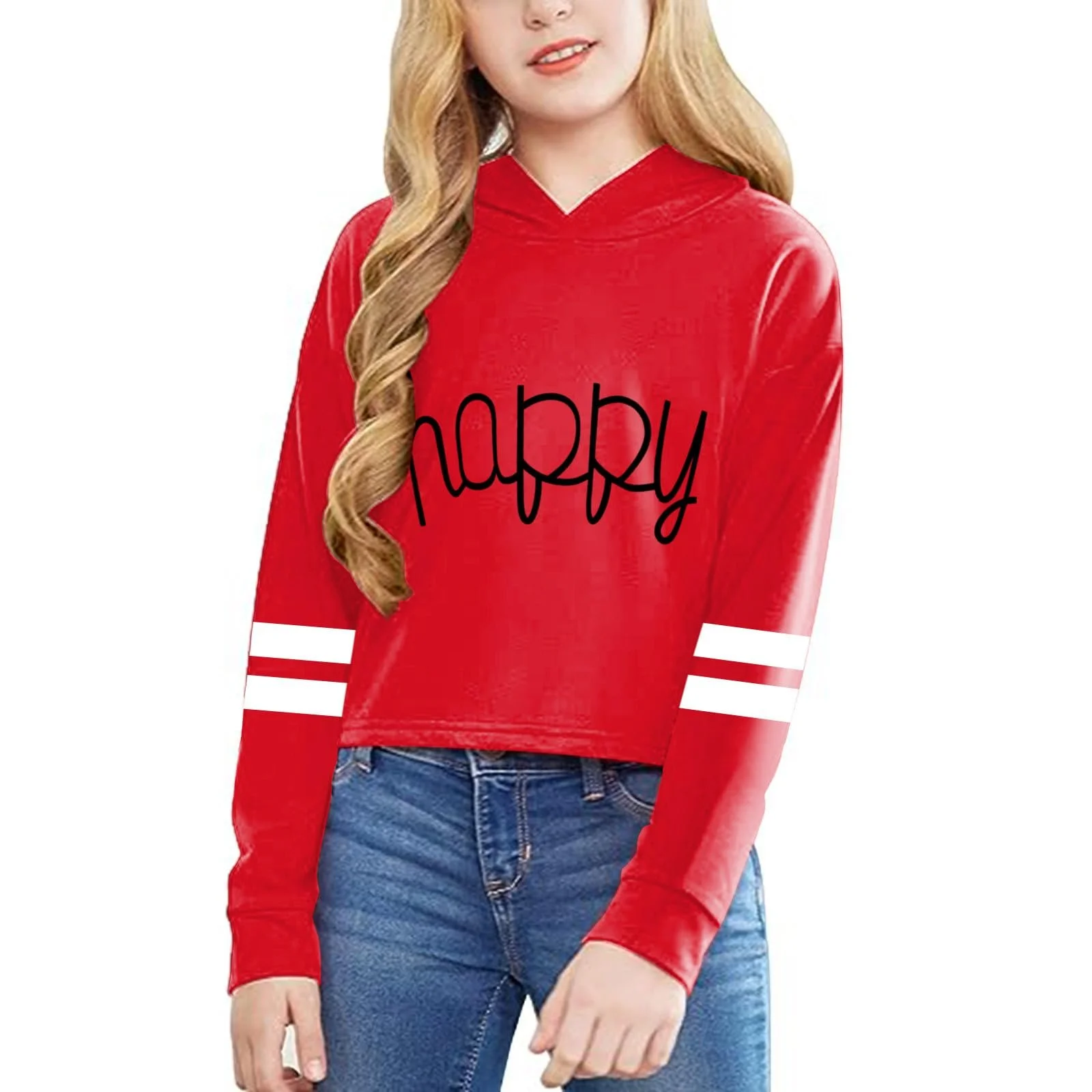 Толстовка для девочки с карманами, мешковатый спортивный худи, теплый свитшот с капюшоном, детский мешковатый спортивный худи с карманами, осенний худи для подростков на молнии, фото №2