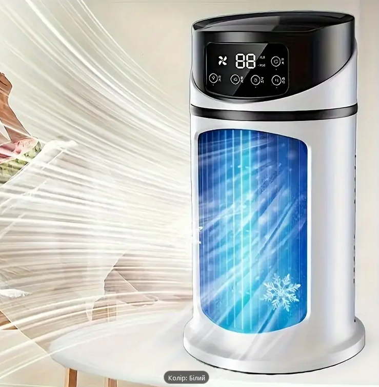 Увлажнитель и вентилятор 3 в 1 с подсветкой USB для дома и офиса BYM-901S, фото №11
