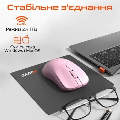 Мышка Meetion R546 Wireless Pink (MT-R546-P), фото №6 Мышка Meetion R546 Wireless Pink (MT-R546-P), фото №6