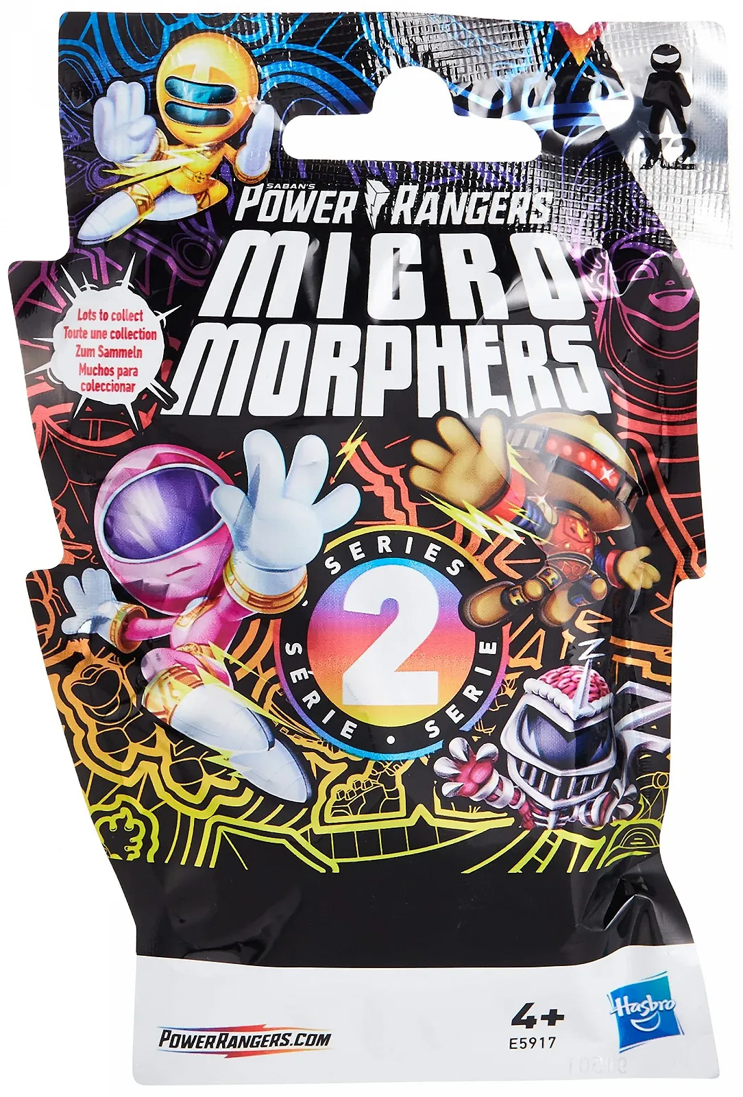 Коллекционные игрушки Power Rangers Micro Morphers Series 2 E5917EU40 2.5 см, фото №1