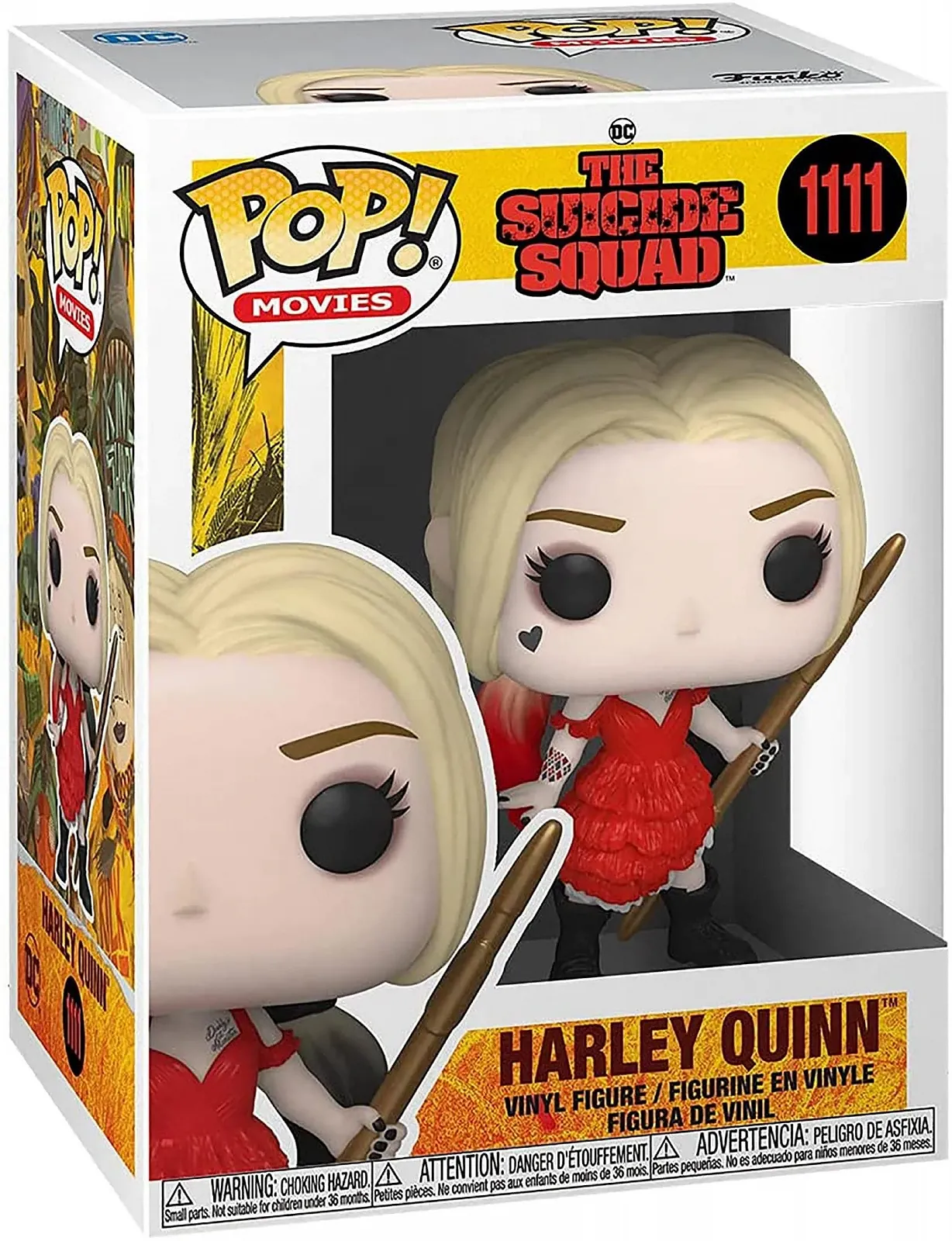 Колекційна фігурка Funko Pop! Movies TSS Harley Quinn (Damaged Dress) Suicide Squad 2 вінілова, фото №2
