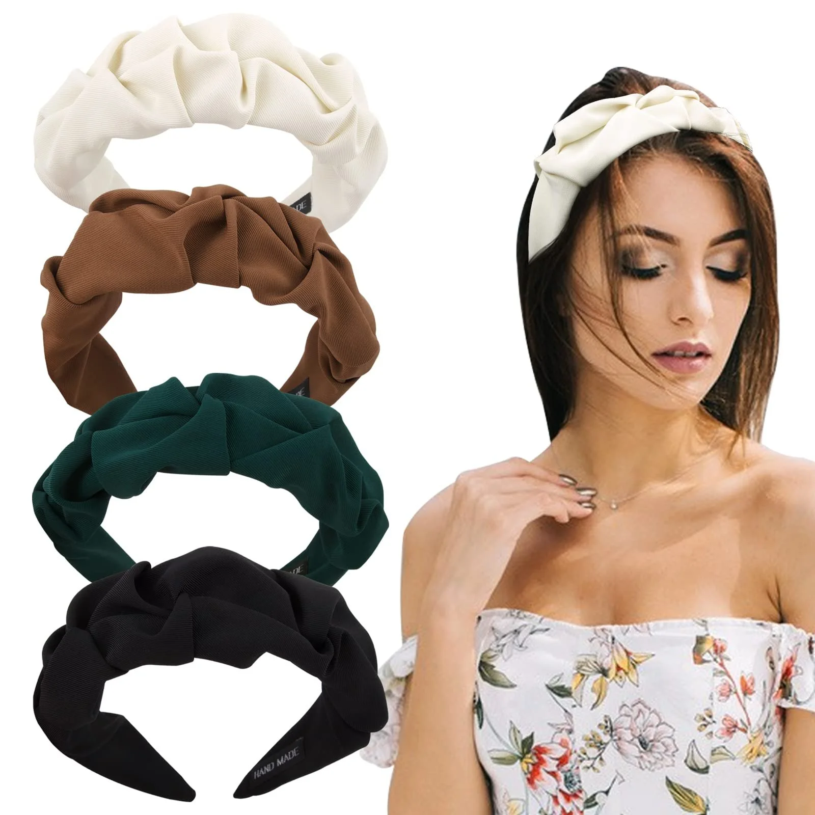 Вінтажний обруч BETESSIN Плісирований, фото №1