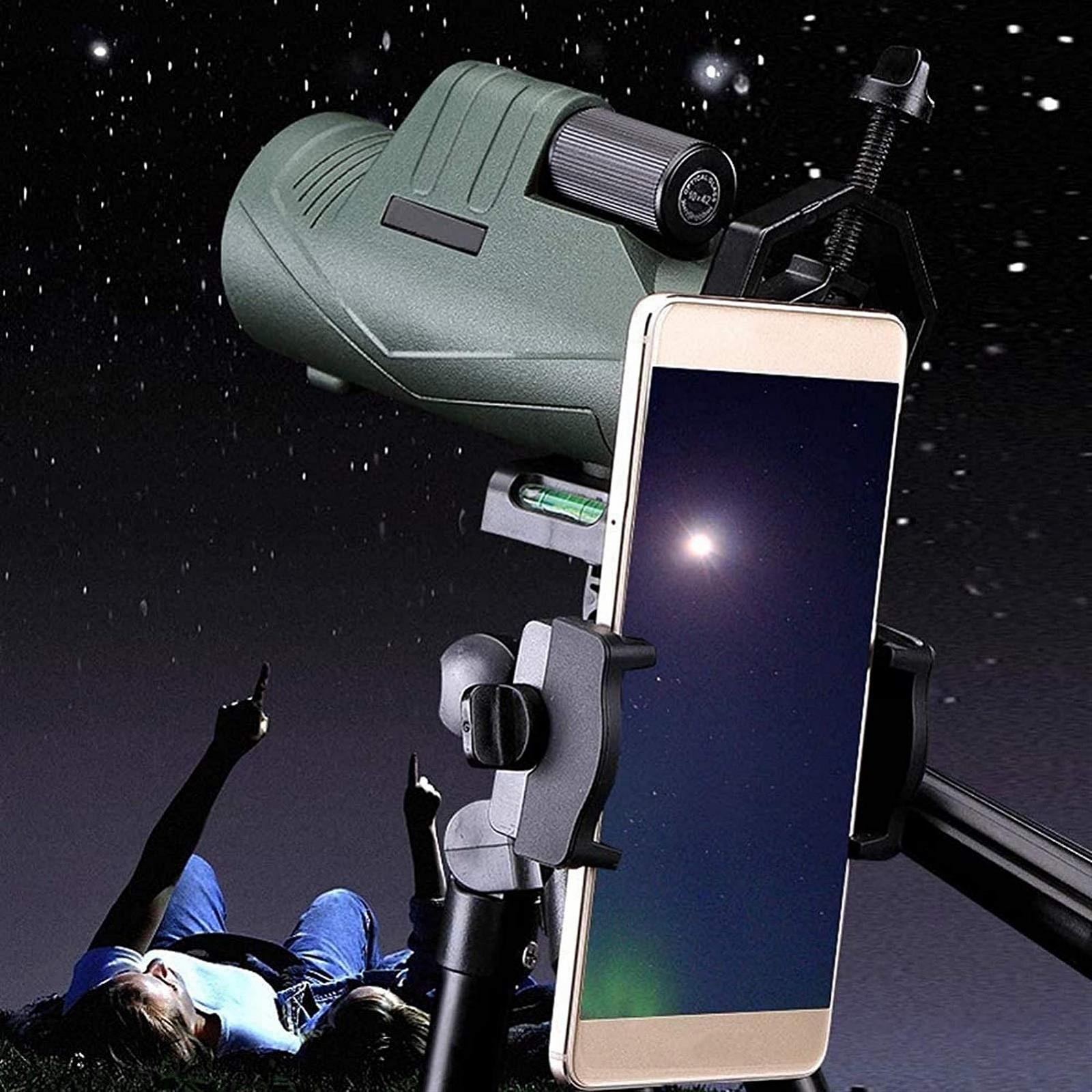 Монокуляр QHYTL HD з BAK4-призмою FMC-лінзою телефонним адаптером, фото №3