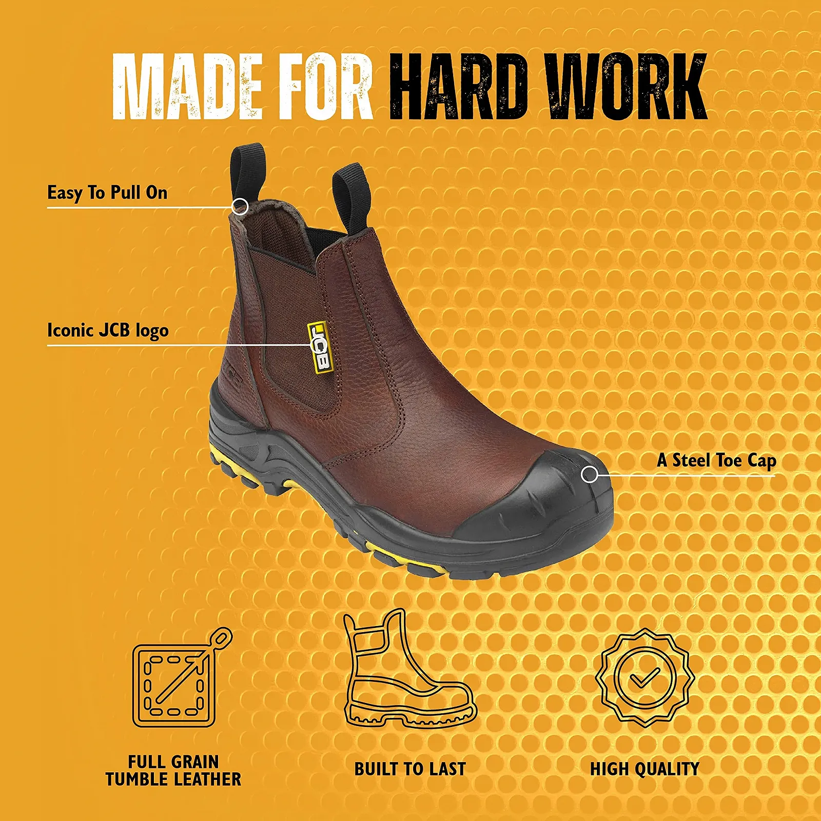 Челси ботинки JCB Dealer T для мужчин, фото №2