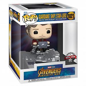 Фігурка Bobble-Head Vinyl Funko Pop! Deluxe Marvel Avengers Infinity War - Guardians' Ship: Star-Lord (Special Edition) #1021 - Фото 1