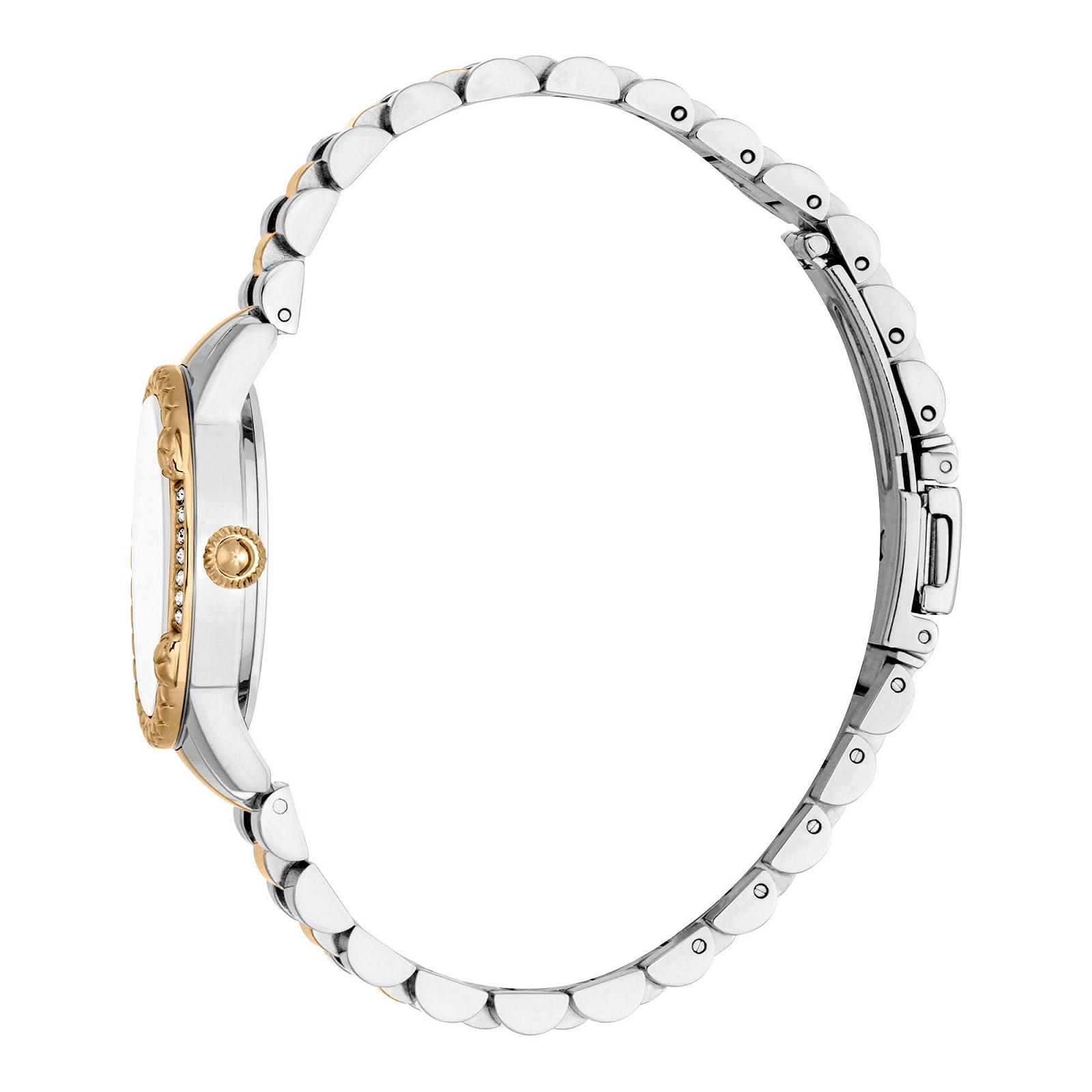 Женские аналоговые часы Just Cavalli JC1L310M0095, кварцевые, ремешок из нержавеющей стали, античный белый, фэшн, фото №2 Женские аналоговые часы Just Cavalli JC1L310M0095, кварцевые, ремешок из нержавеющей стали, античный белый, фэшн, фото №2