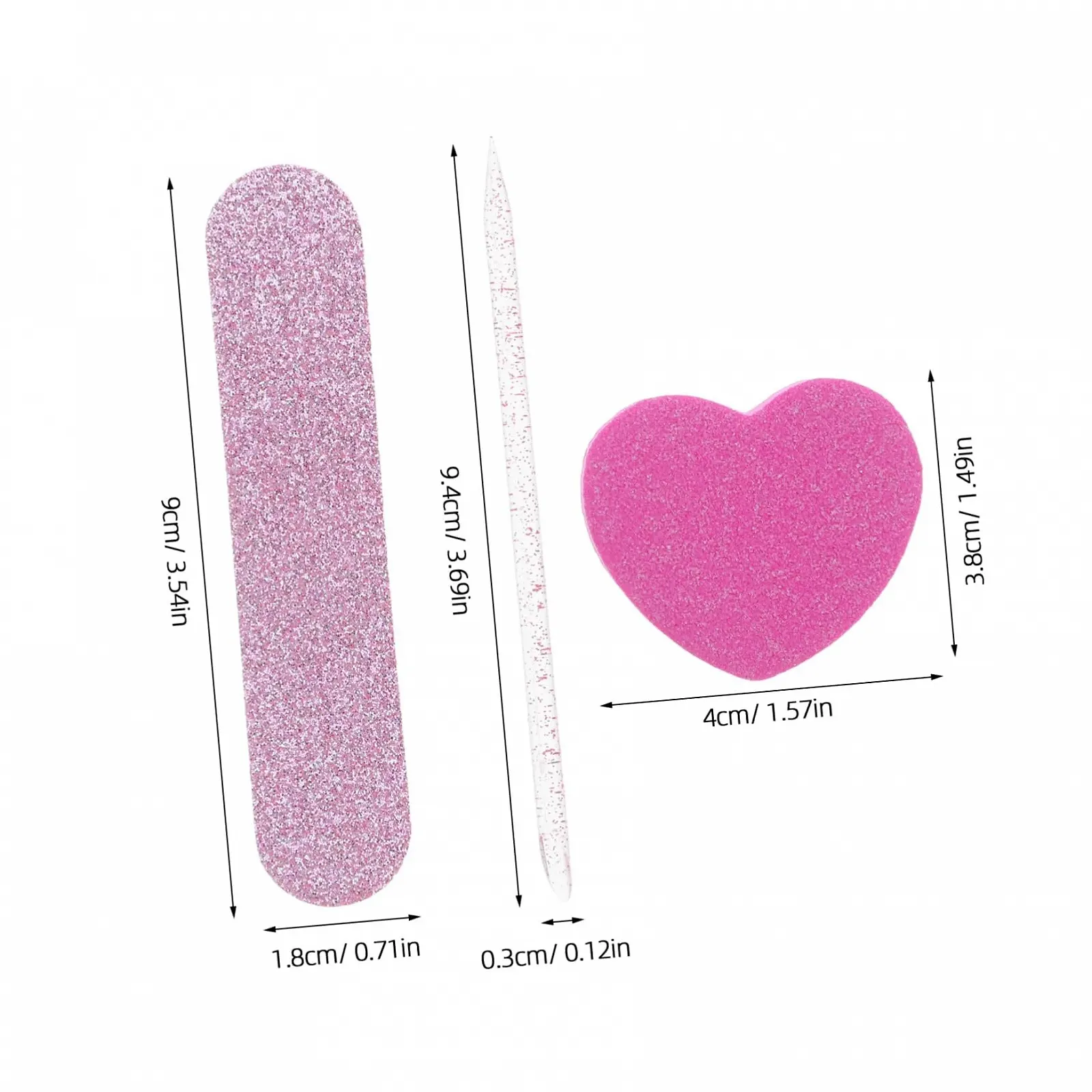 Набор блоков для ногтей Healvian 10s, фото №2 Набор блоков для ногтей Healvian 10s, фото №2